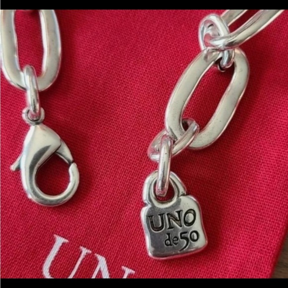 Uno de 50 Bracelet - AWESOME - Silver - Size M - Made in Spain - Picture 4 of 14